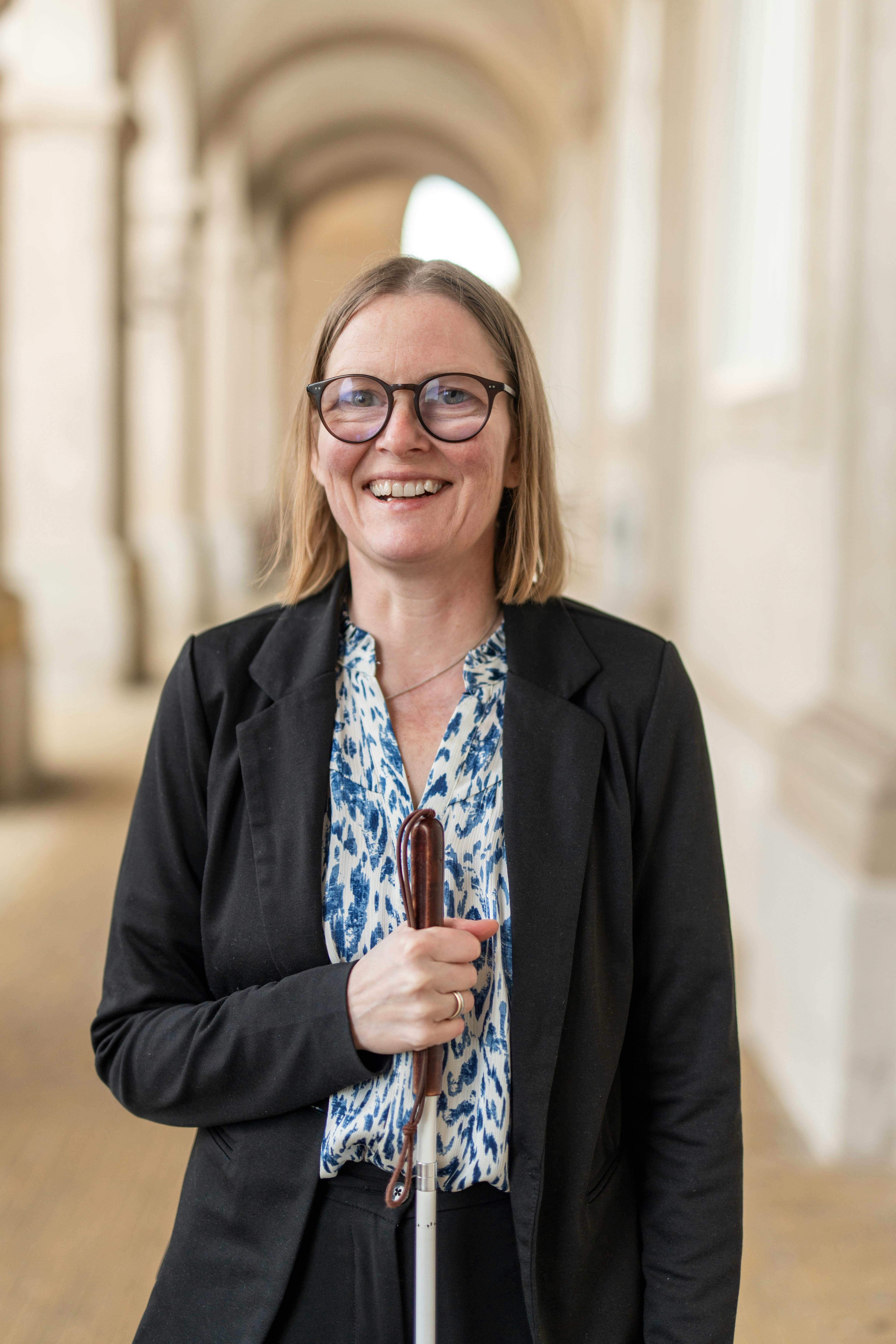 Diana Stentoft, landsformand for Dansk Blindesamfund