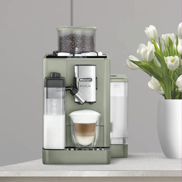 De Long´hi espressomaskine i grøn