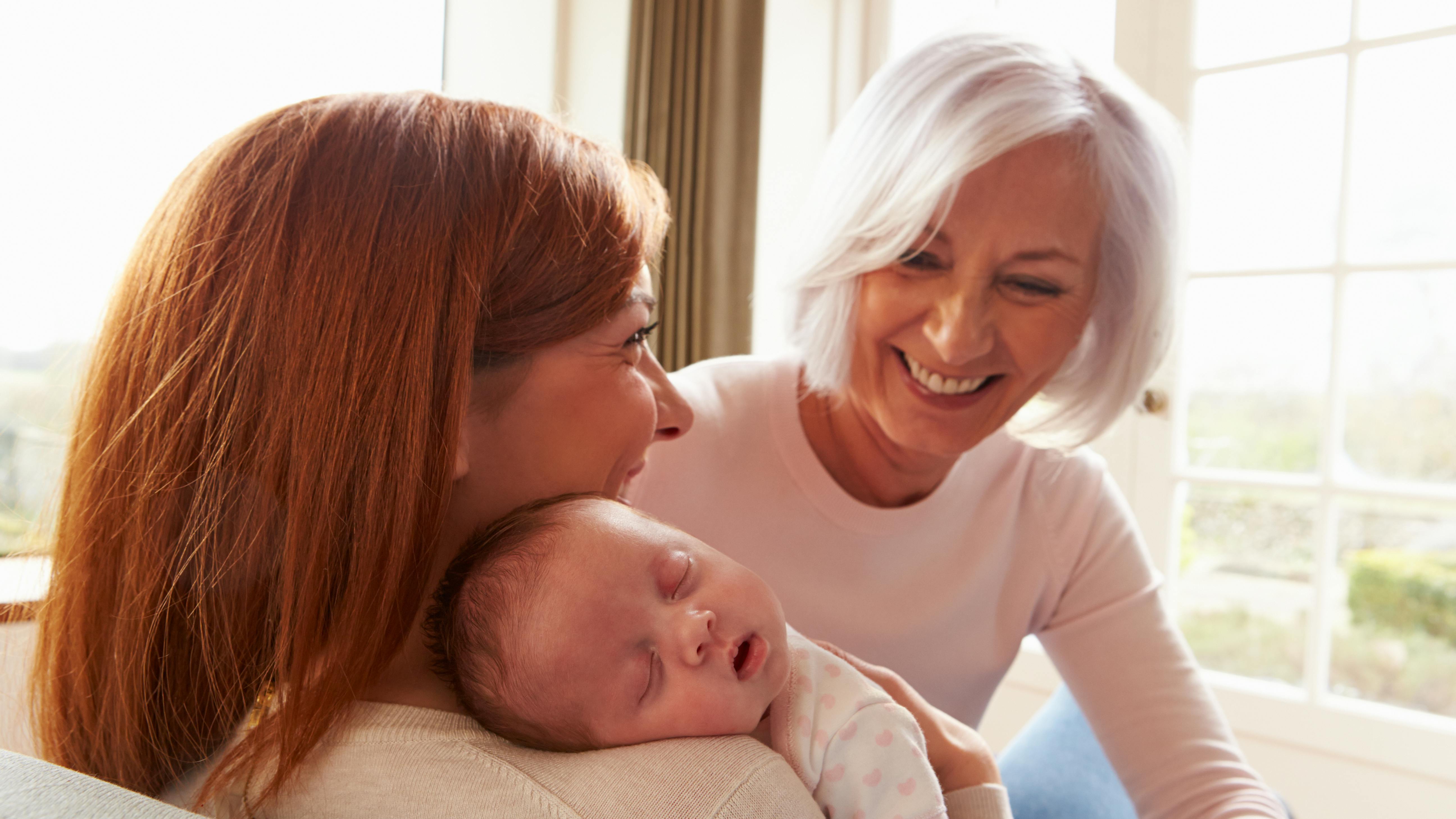 Mor, datter og barnebarn