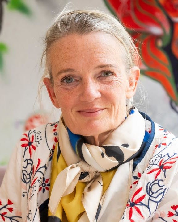 Kristine Marie Foss ved sit skrivebord