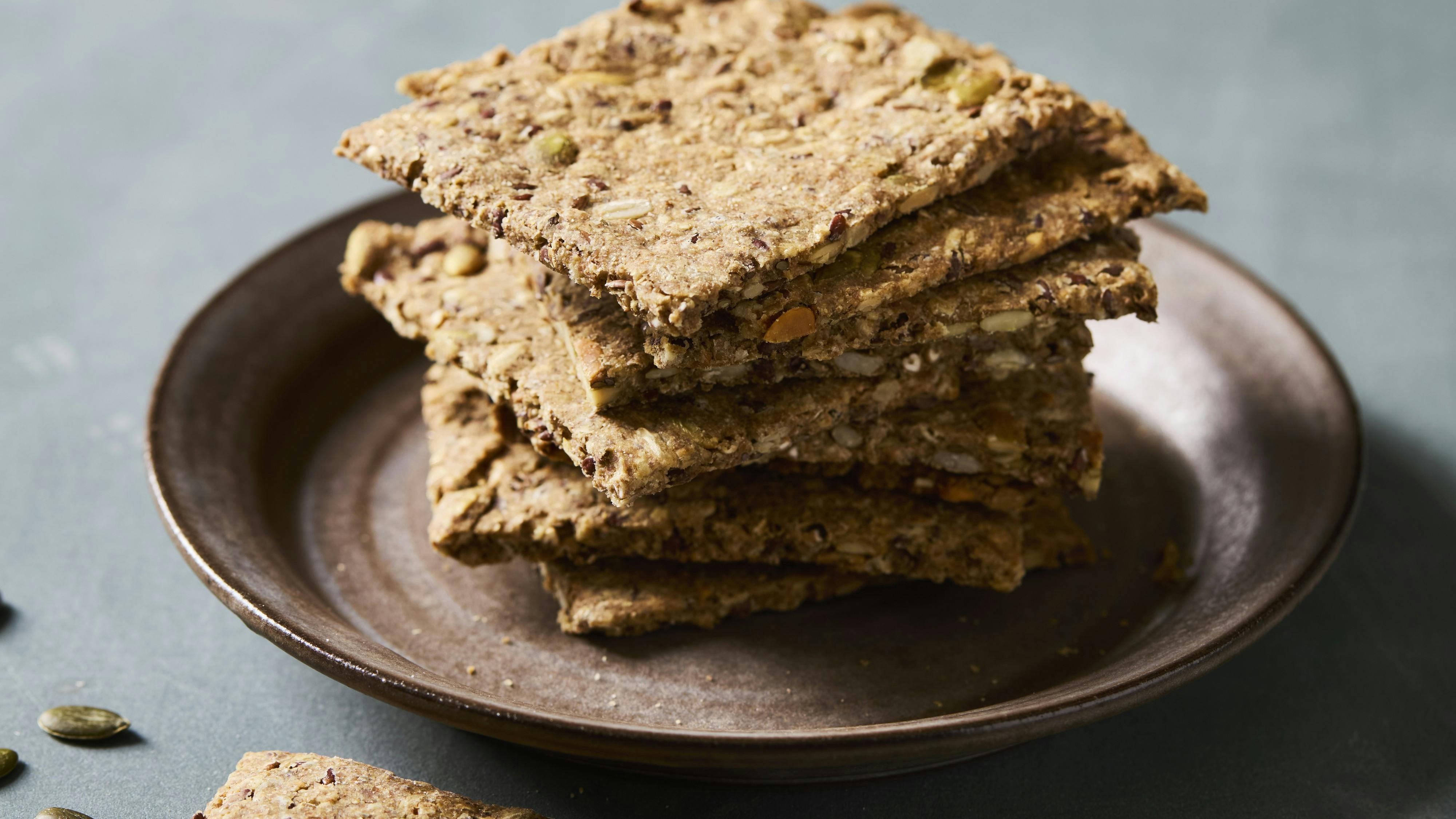 Knækbrød med rugmel