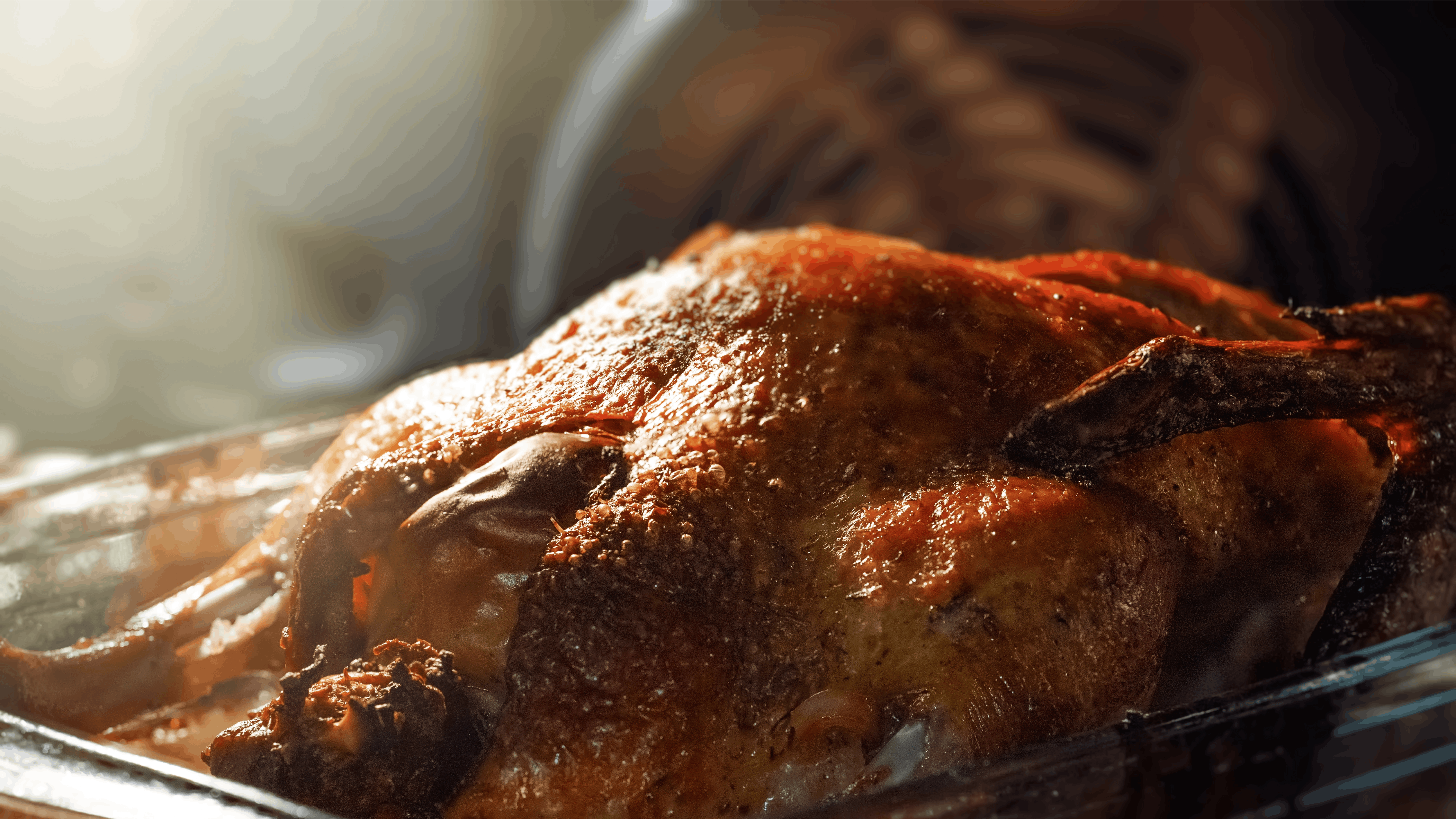 Hel andesteg i ovnen