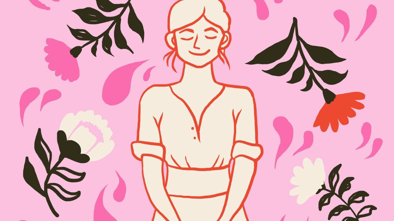 Illustration af kvinde