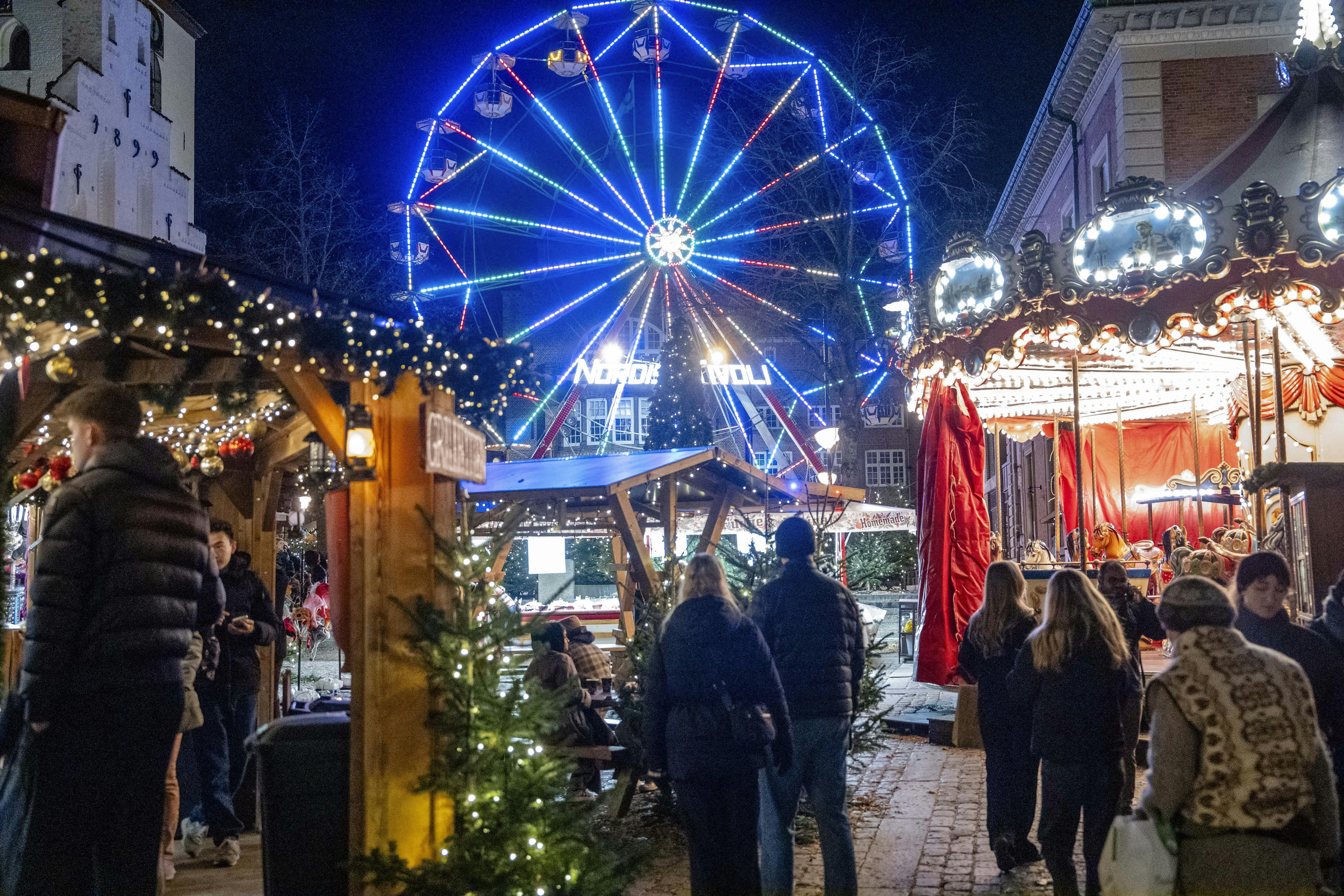 Julemarked i Aalborg.