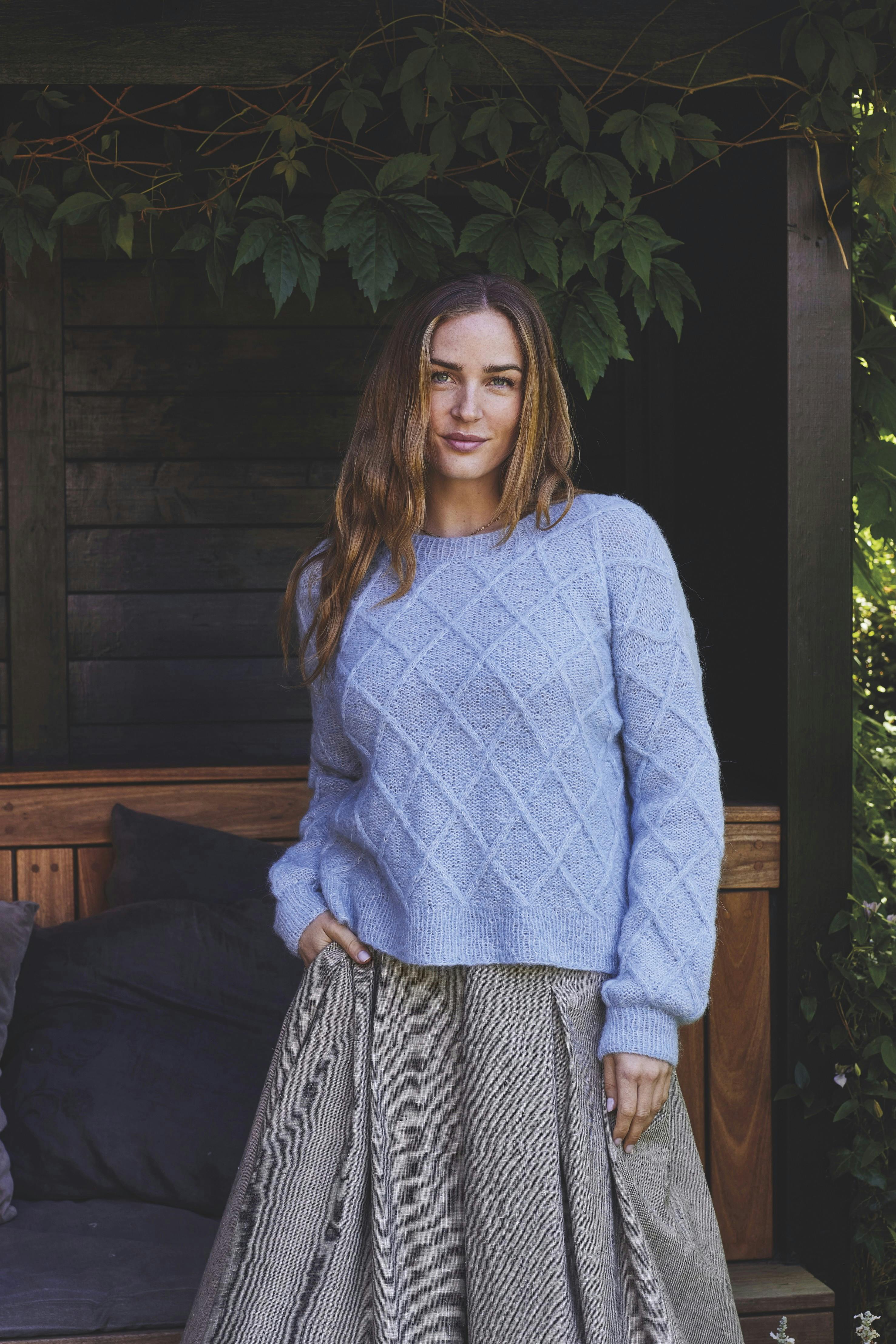 Strik med snoninger fra Permin.