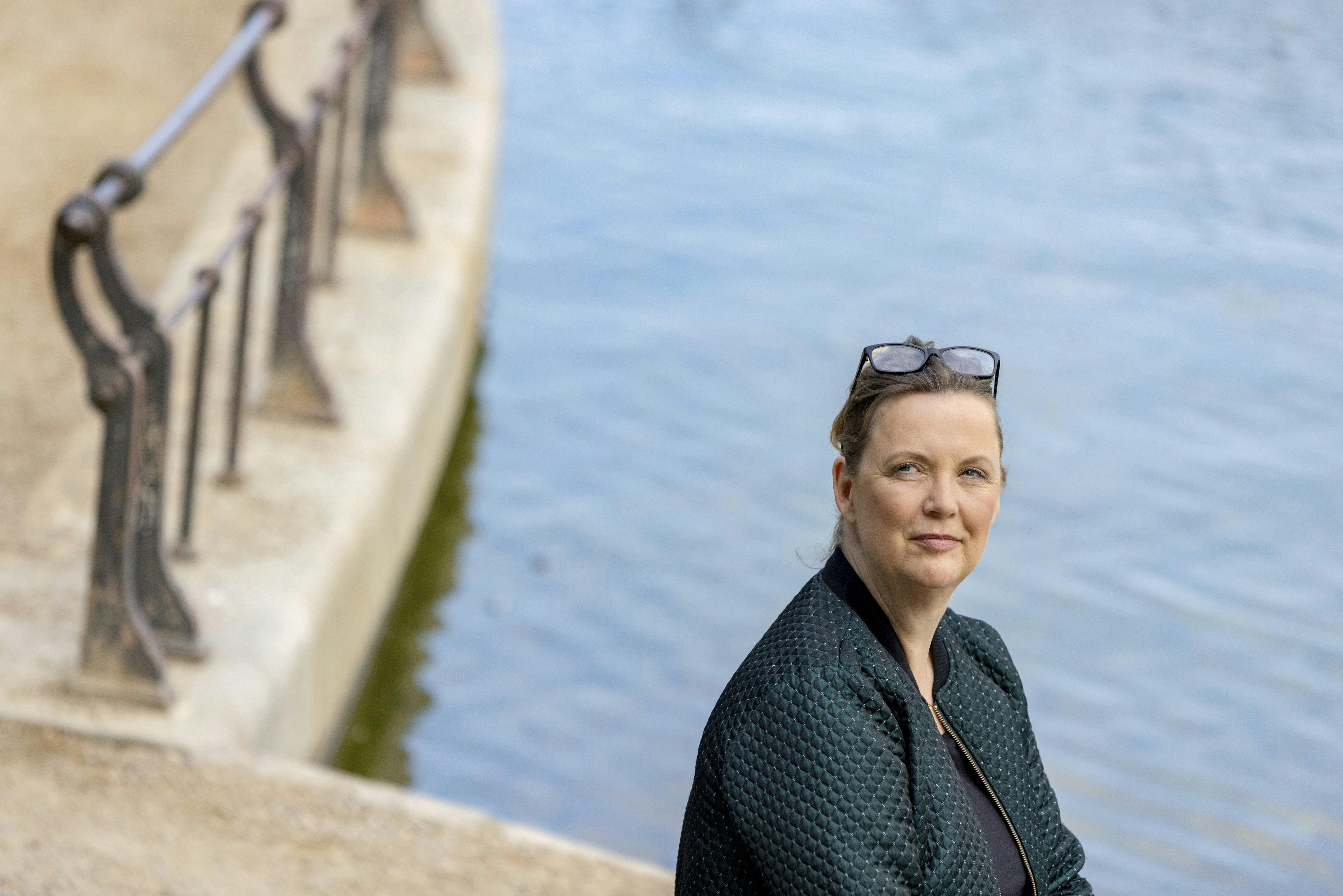 Katrine Marie Guldager, forfatter. Pressefoto fra forlaget Gyldendal.