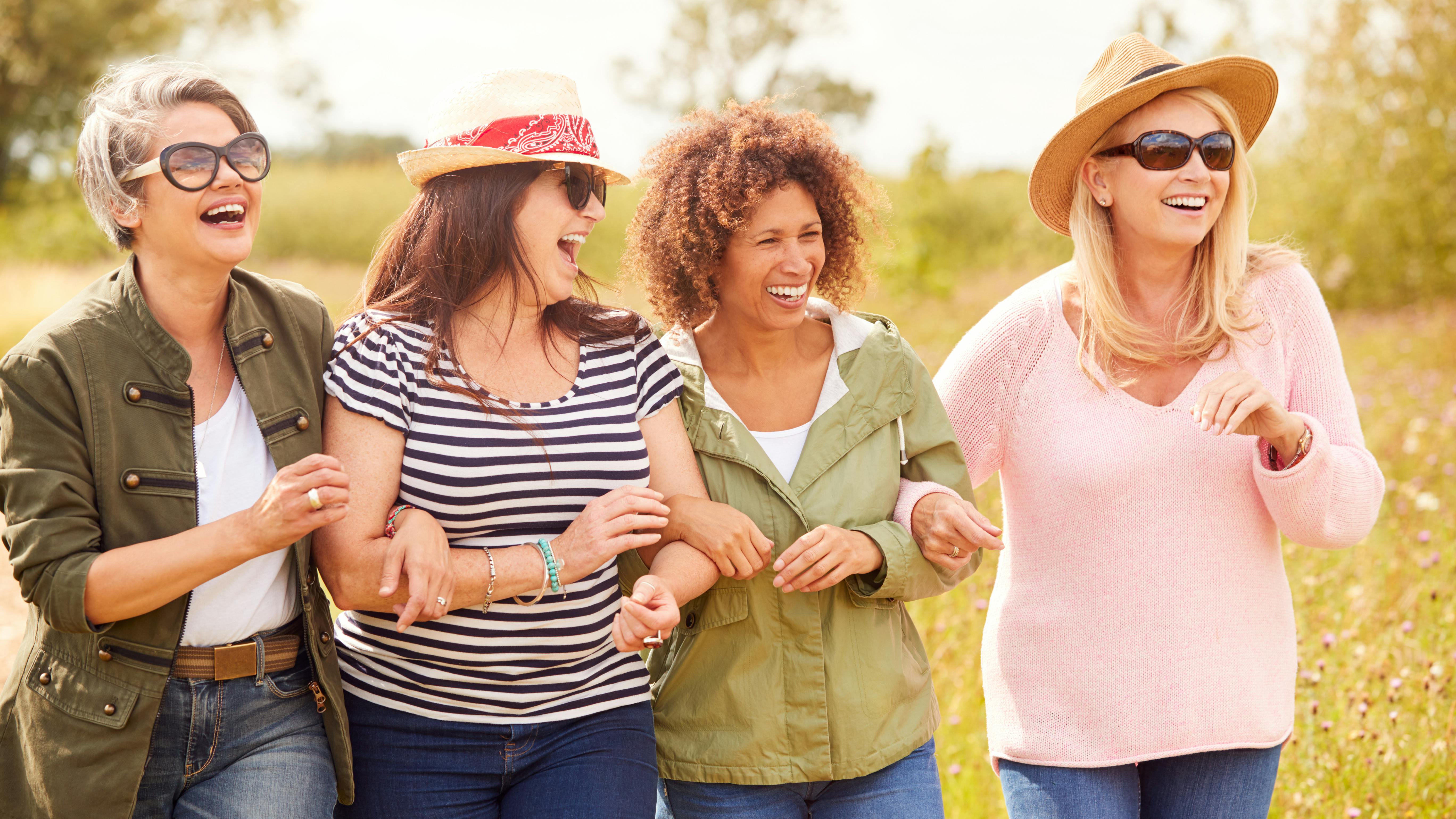 Venindegruppe i 50'erne