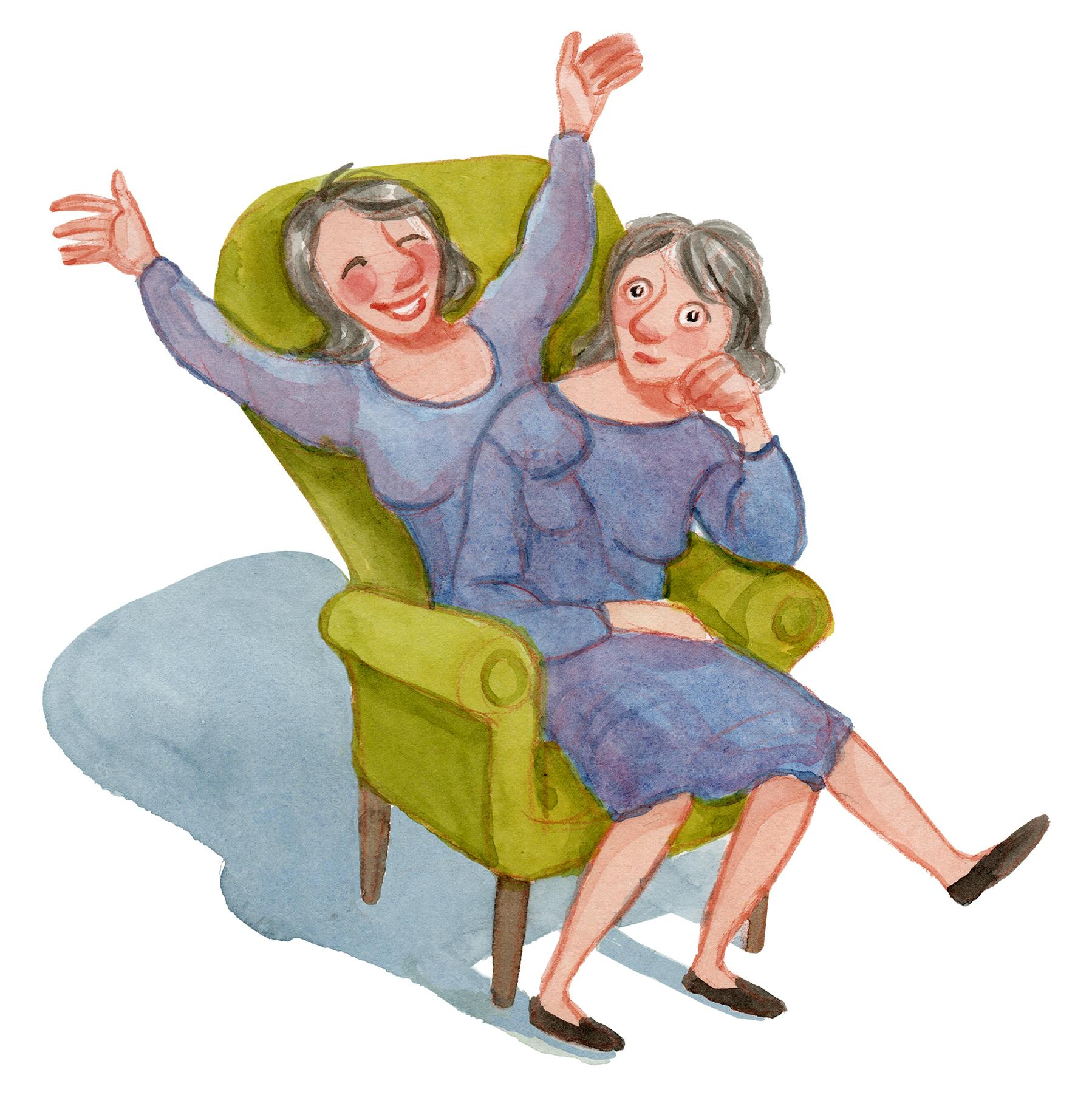 Jublende glad - og bange og usikker ...