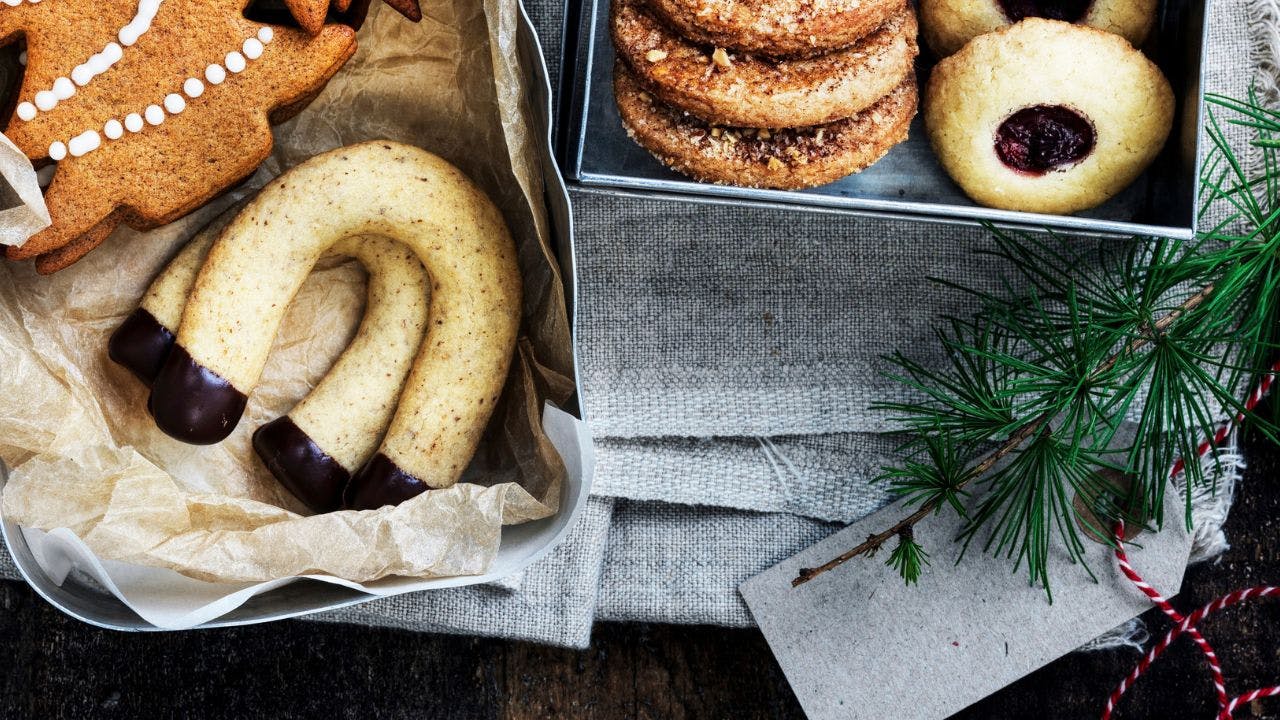 Lækre julekager der ligner en hestesko