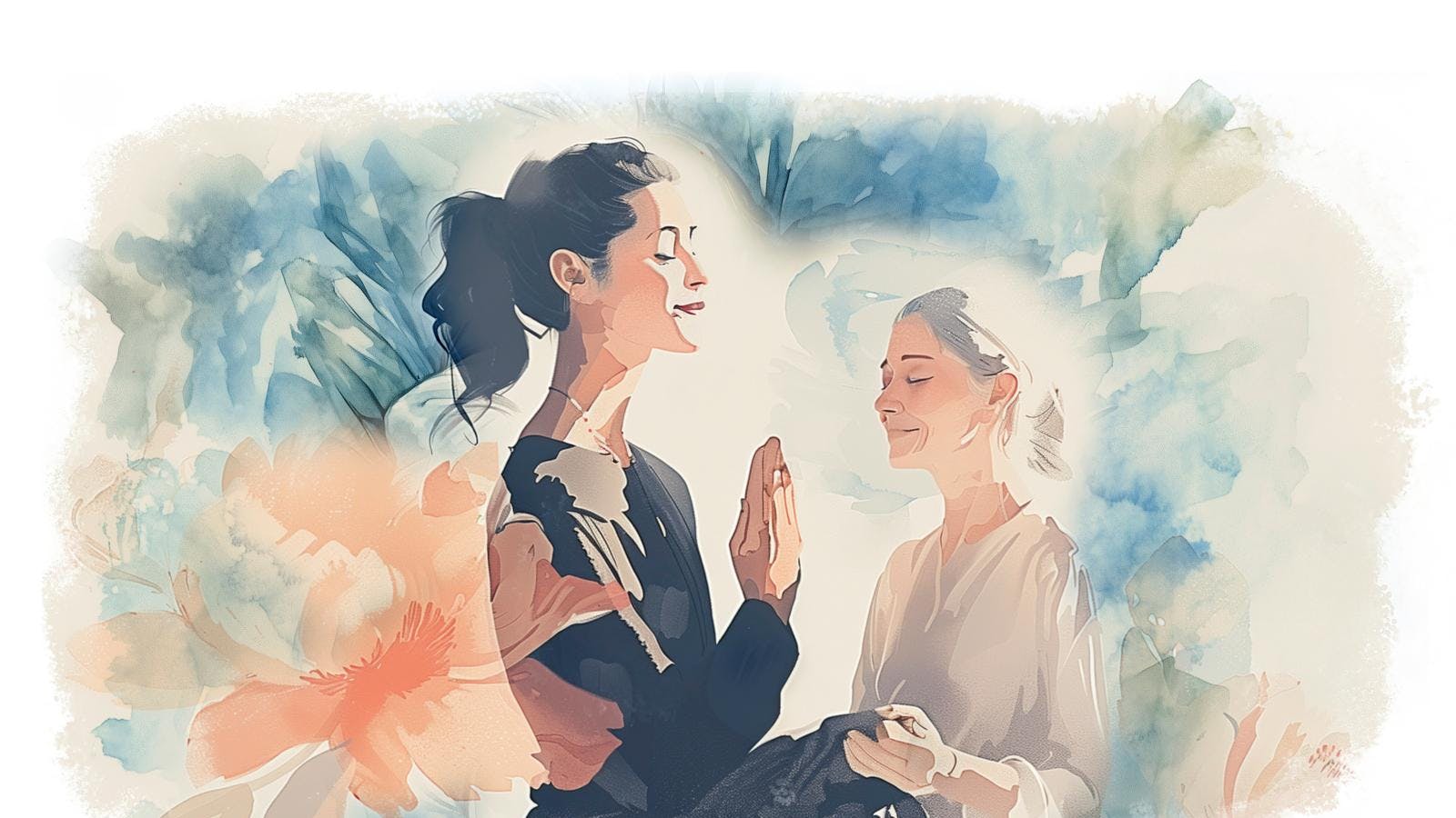 Collage af to kvinder