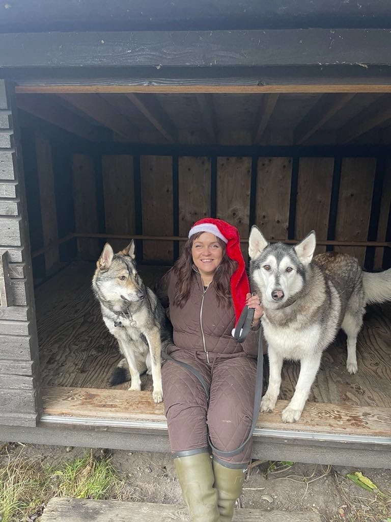 Gitte Elisabeth Winther-Berg foretrækker at holde juleaften under åben himmel i shelter.