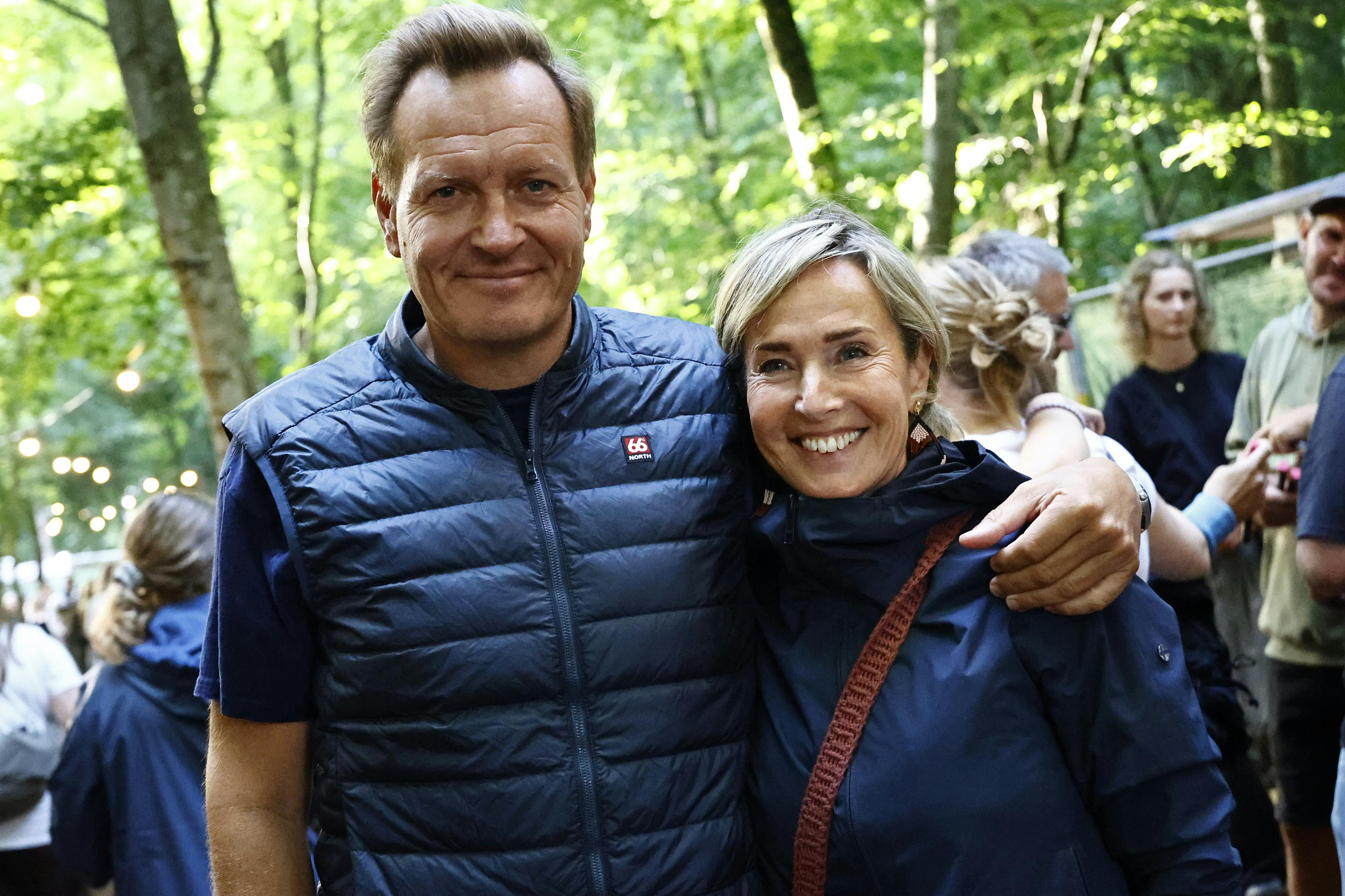 Rasmus Tantholdt og Natasja Crone på Smukfest 2025.