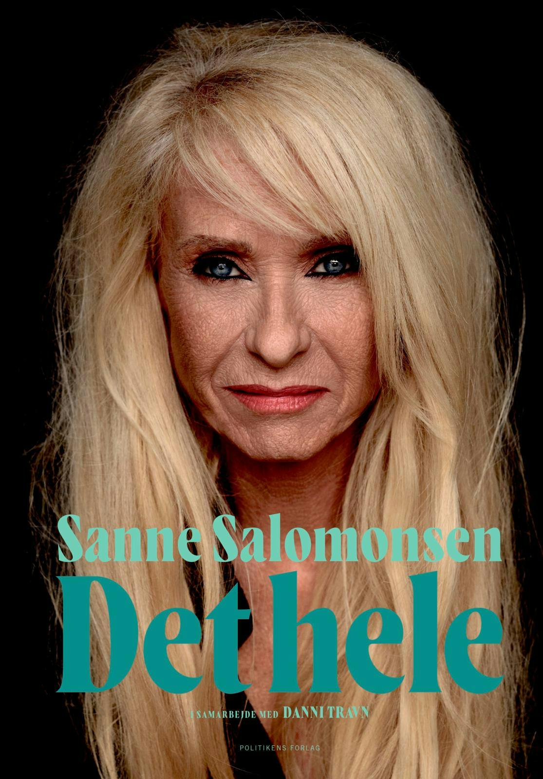 Bogomslag på "Det hele", der viser Sanne Salomonsen