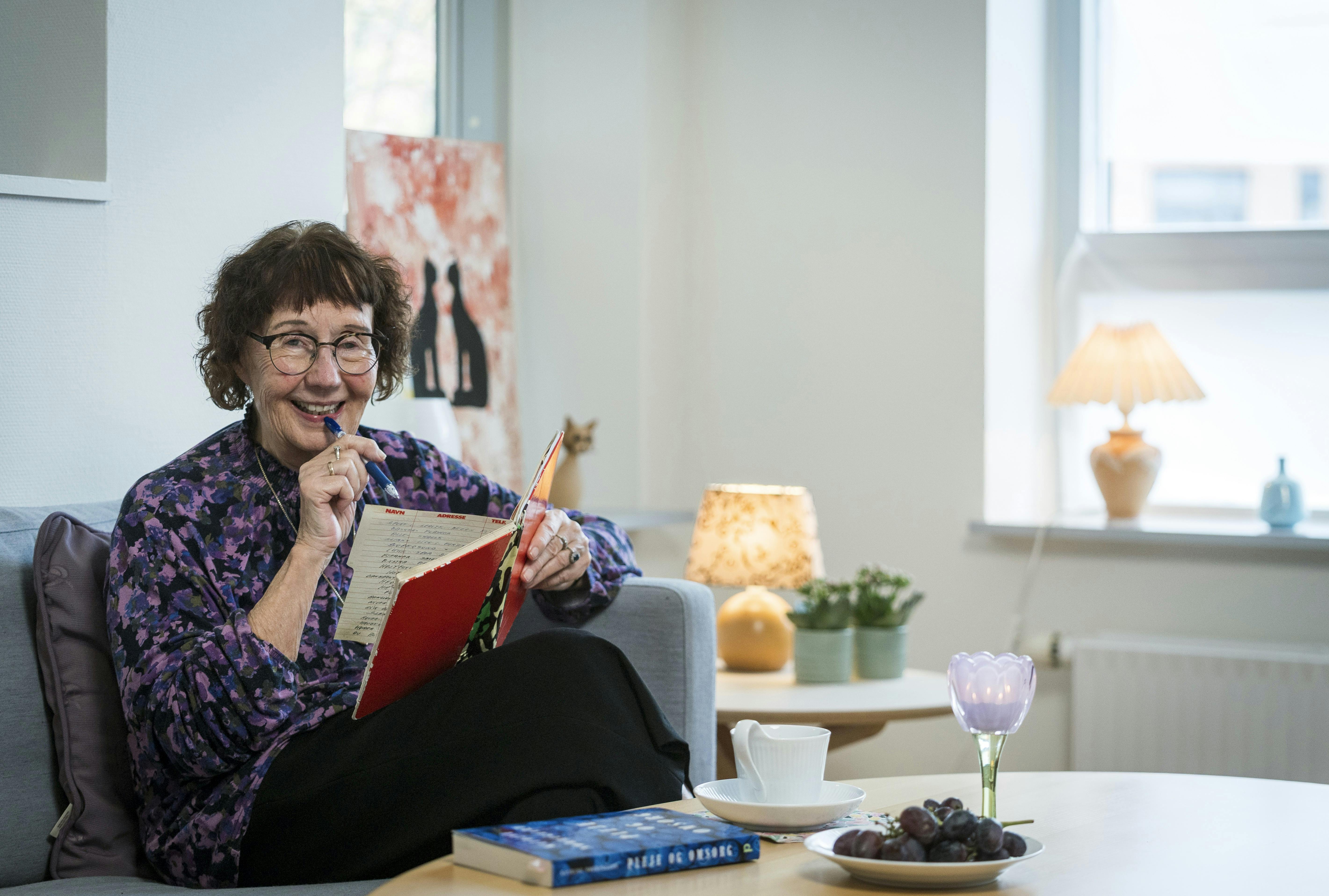 Kirsten Helstrup i sit hjem i Brande. 