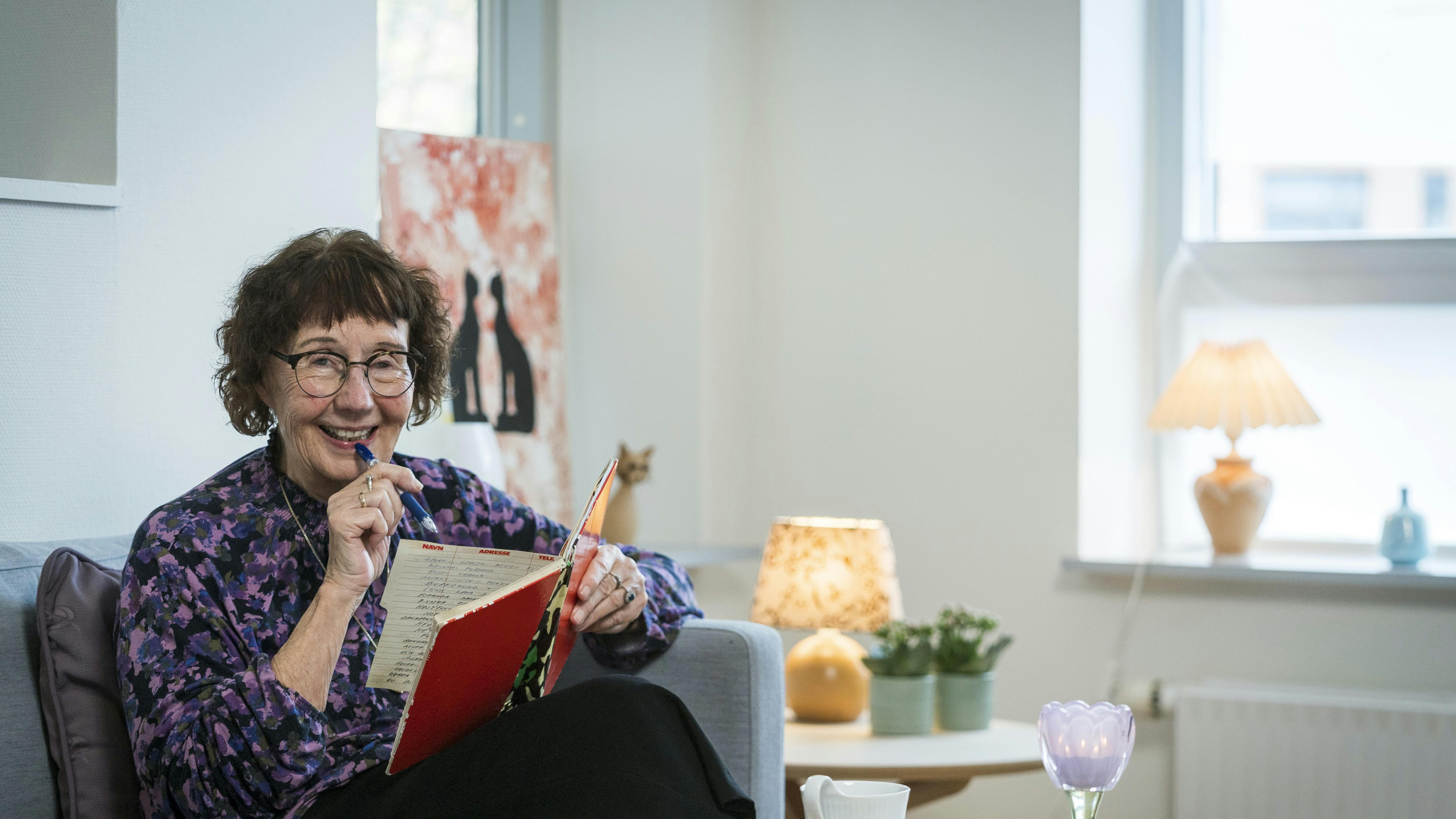 Kirsten Helstrup i sit hjem i Brande.