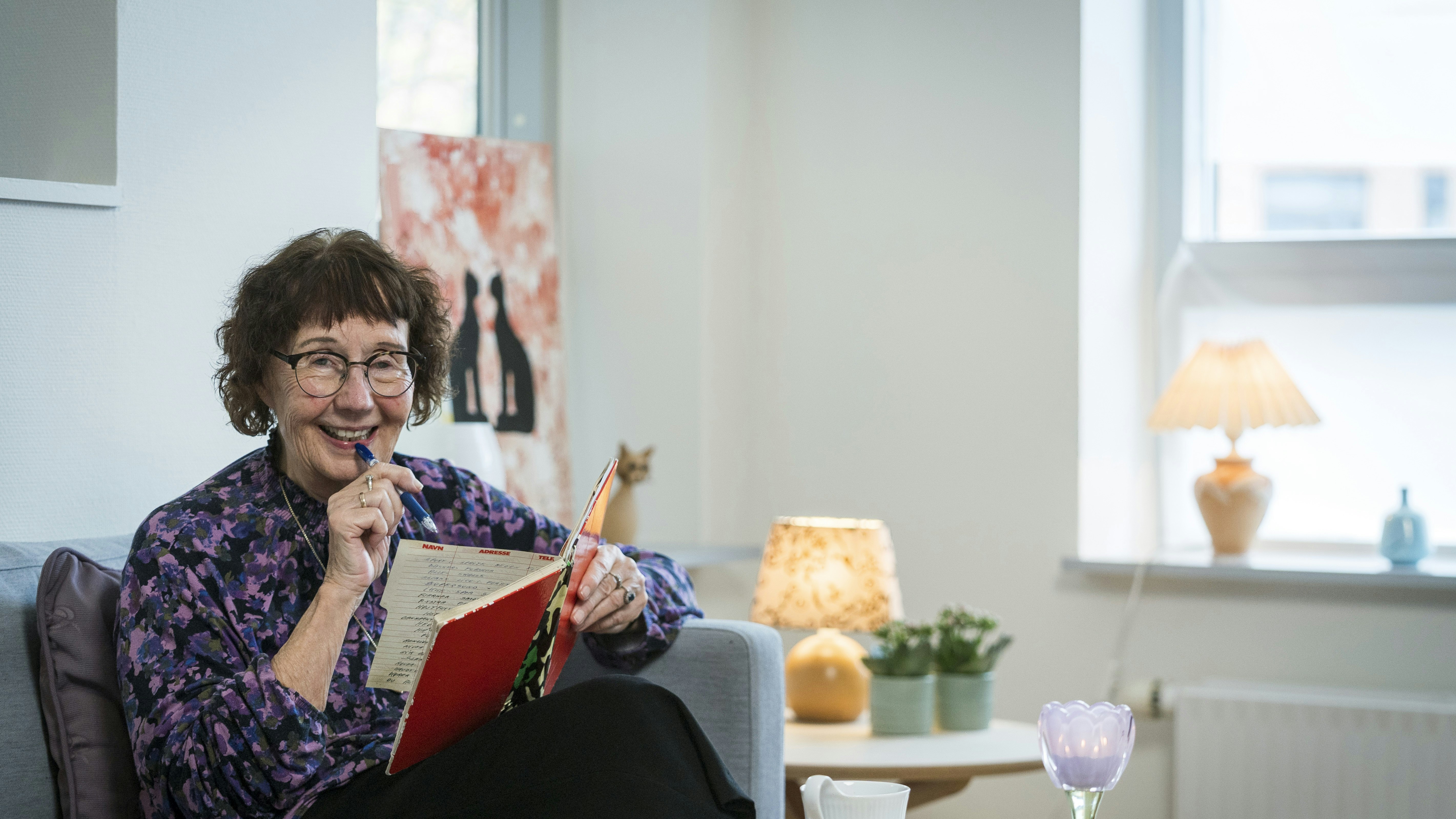 Kirsten Helstrup i sit hjem i Brande.