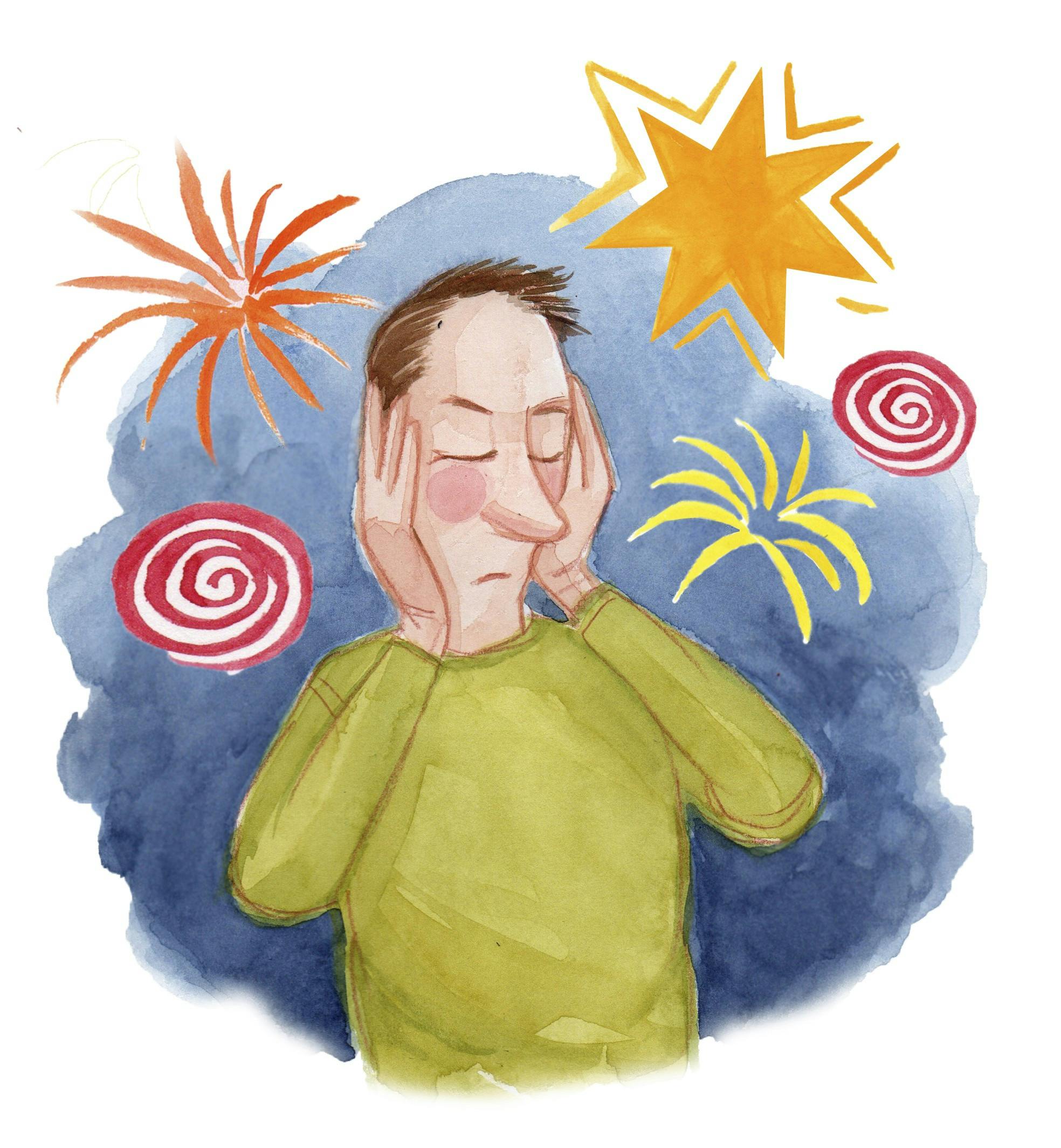 Lysglimt og brag fra fyrværkeri er forfærdeligt for mange  veteraner