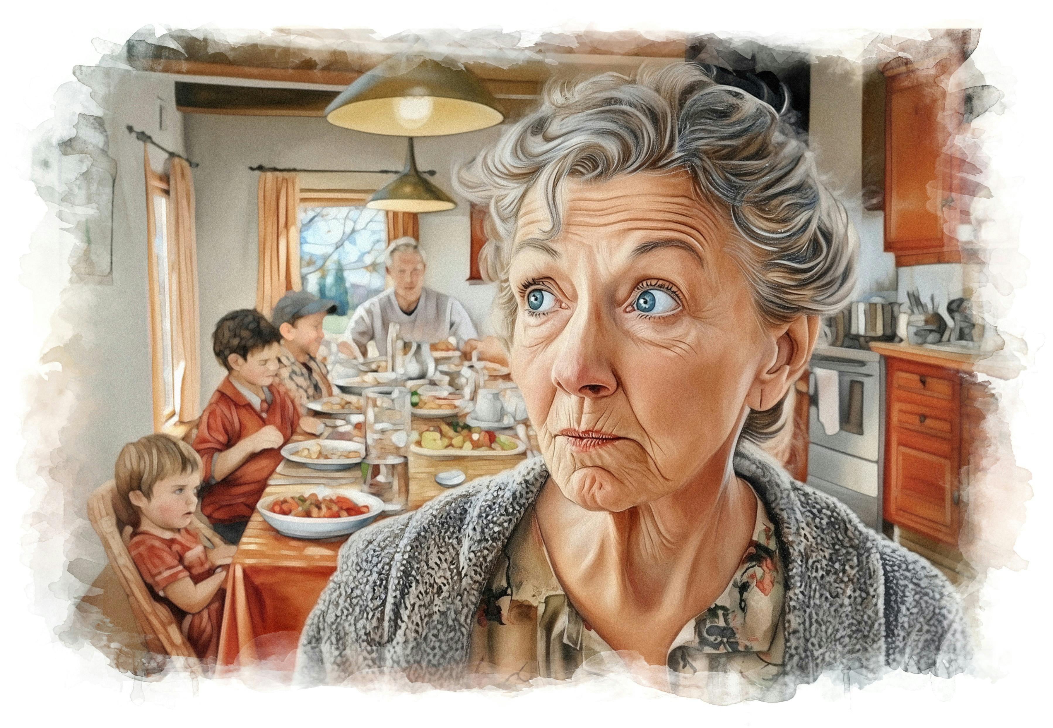 Middag med skrigende børn