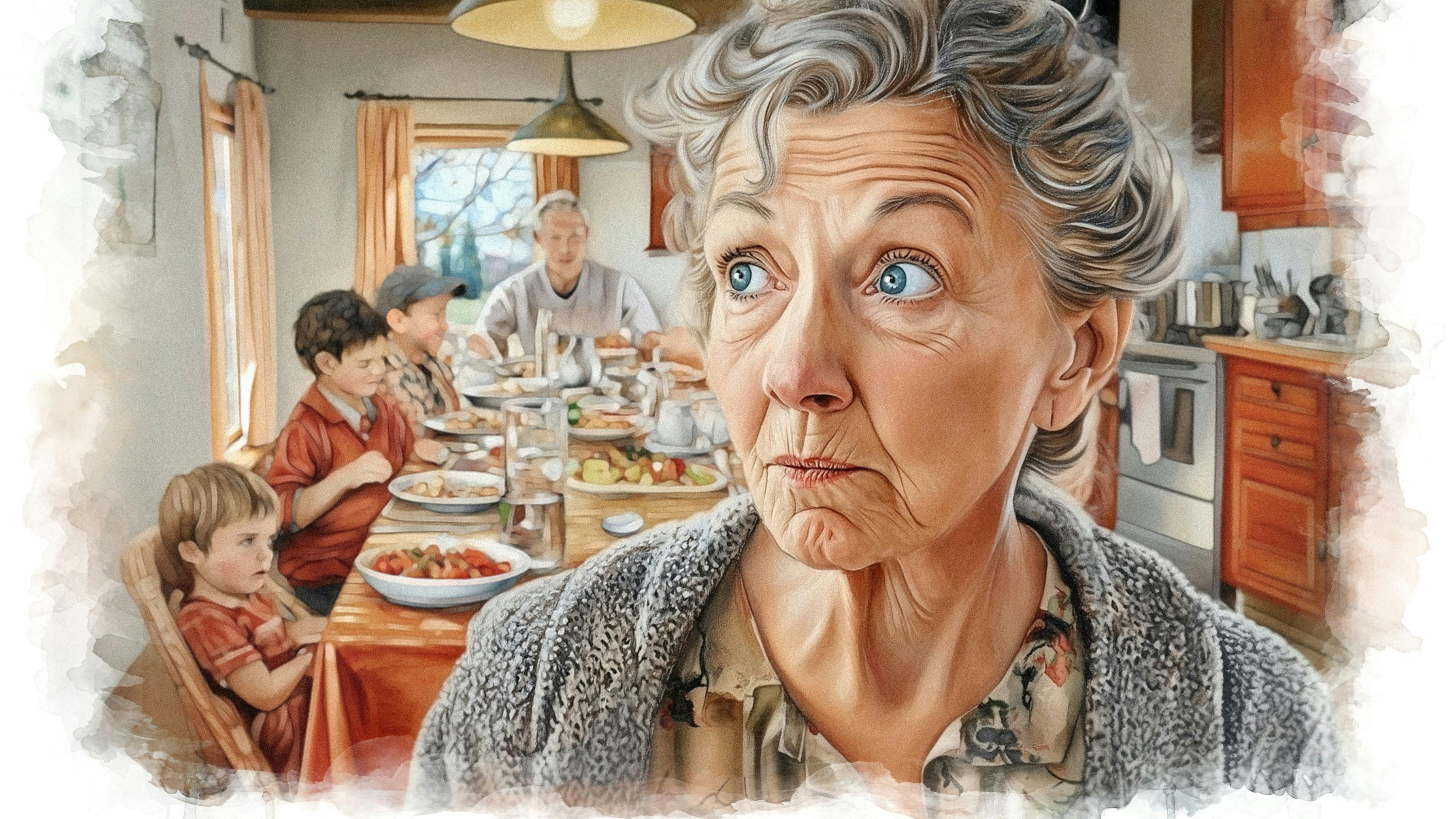 Middag med skrigende børn