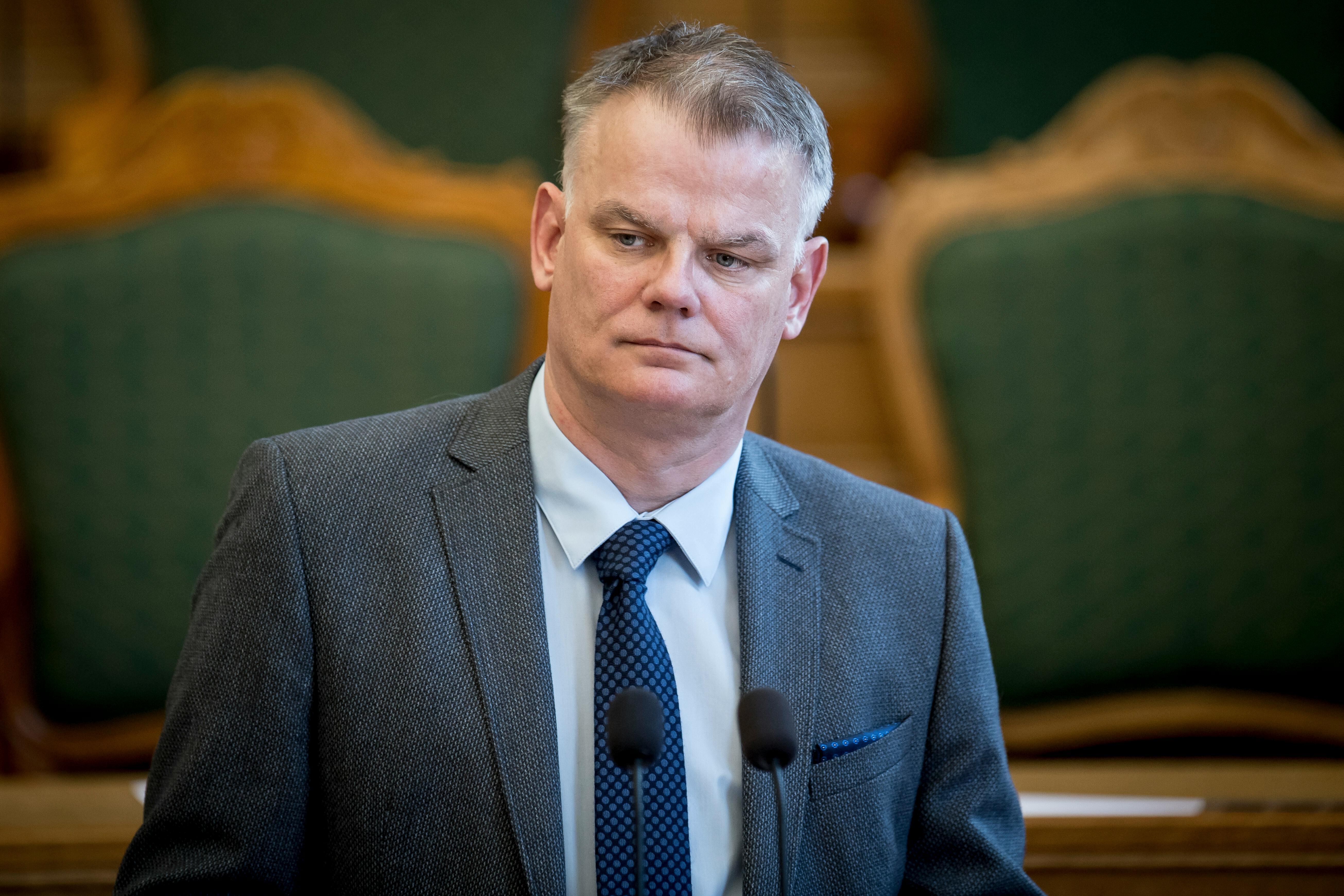Christian Langballe (DF) under møde i Folketingssalen, hvor ministrene svarer på oversendte spørgsmål i ministrenes spørgetid på Christiansborg, onsdag den 27. februar 2019.. (Foto: Mads Claus Rasmussen/Ritzau Scanpix)