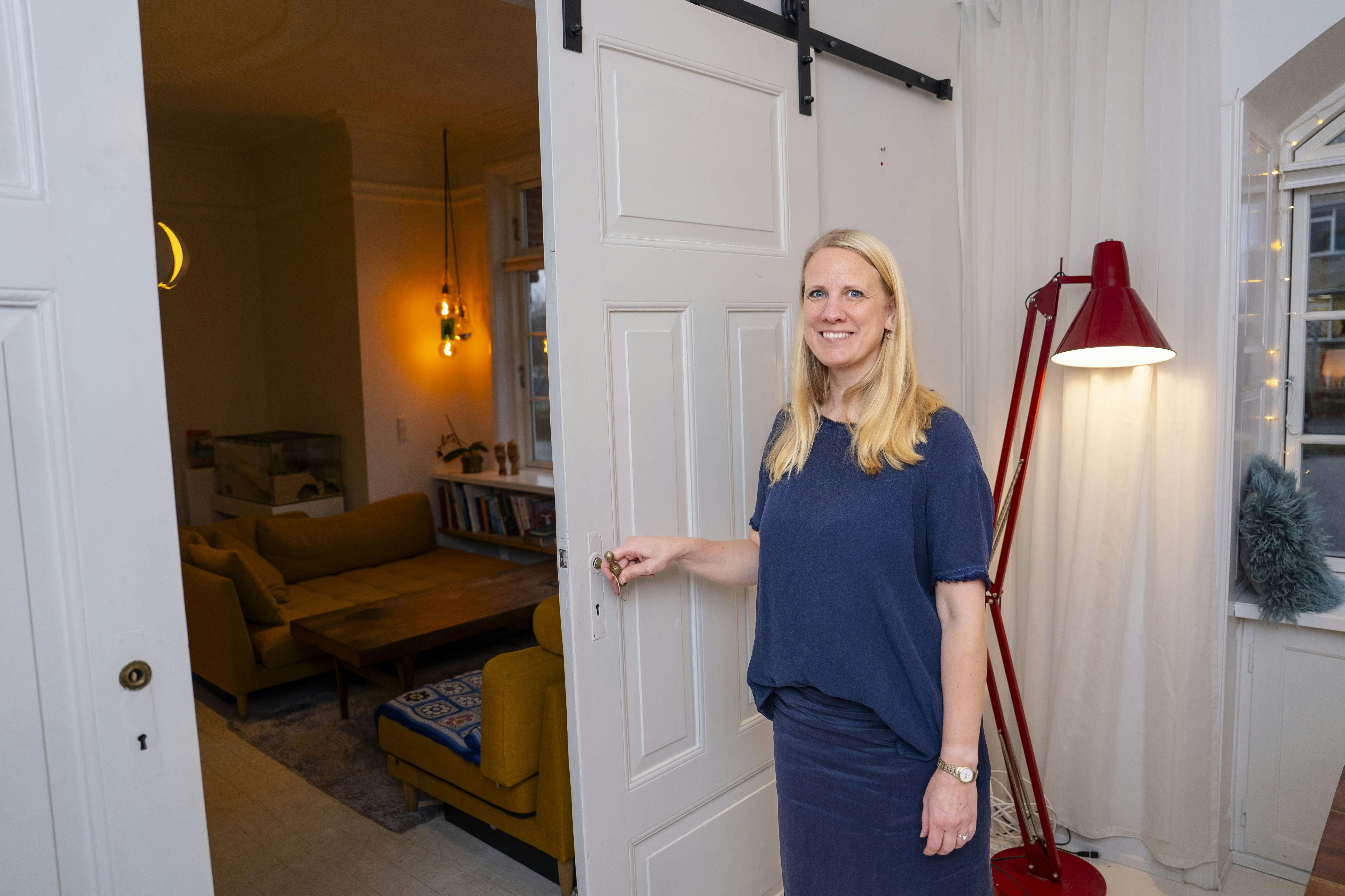 Maria Storgaard i lejligheden i Aarhus C.