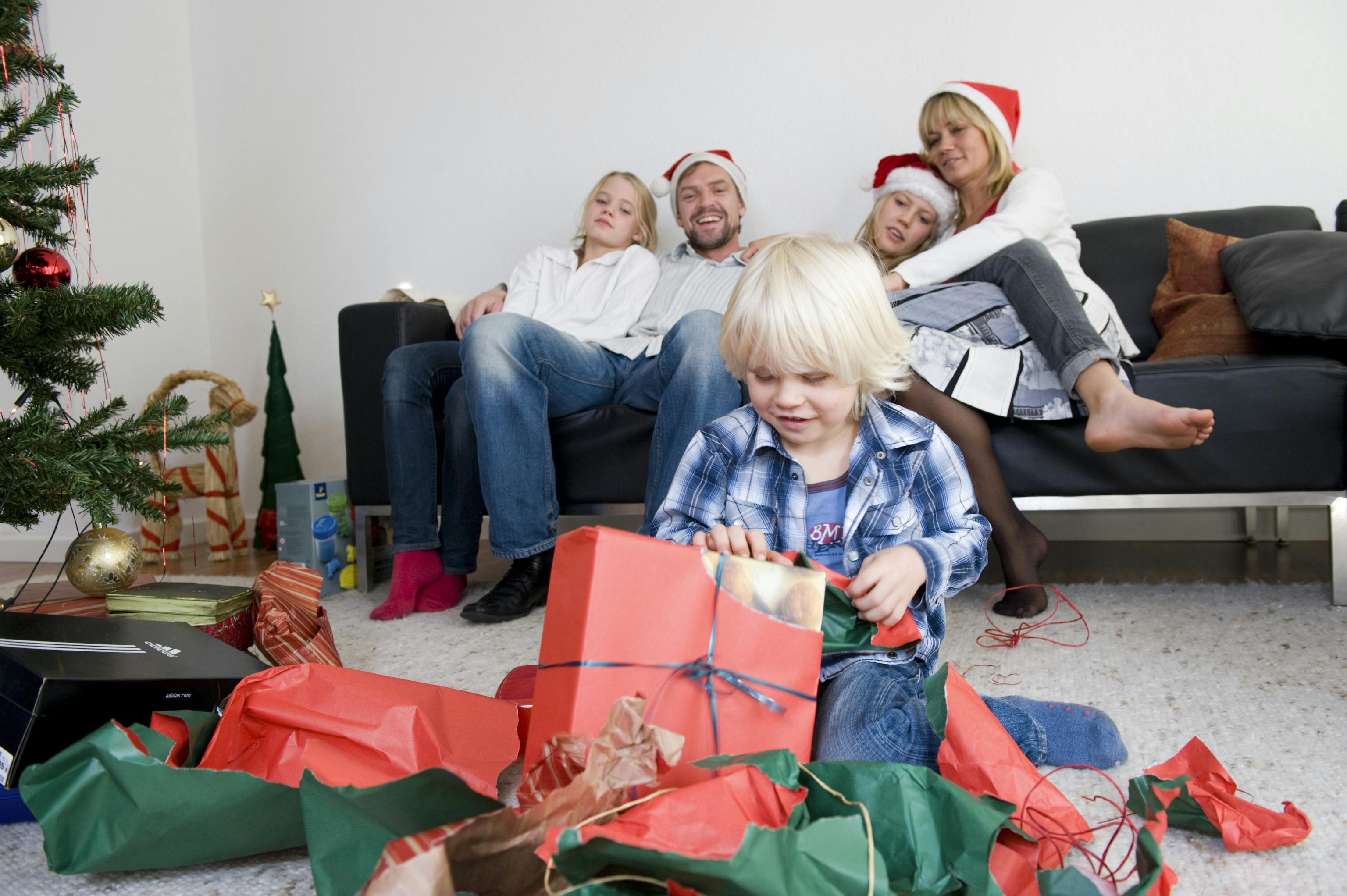 Juleaften for en familie