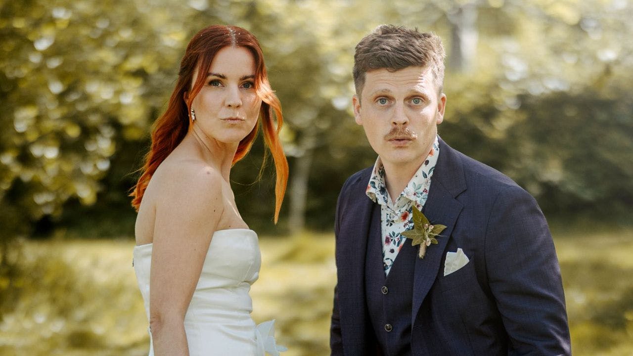 Otto og Amalie til deres bryllup i Gift ved første blik