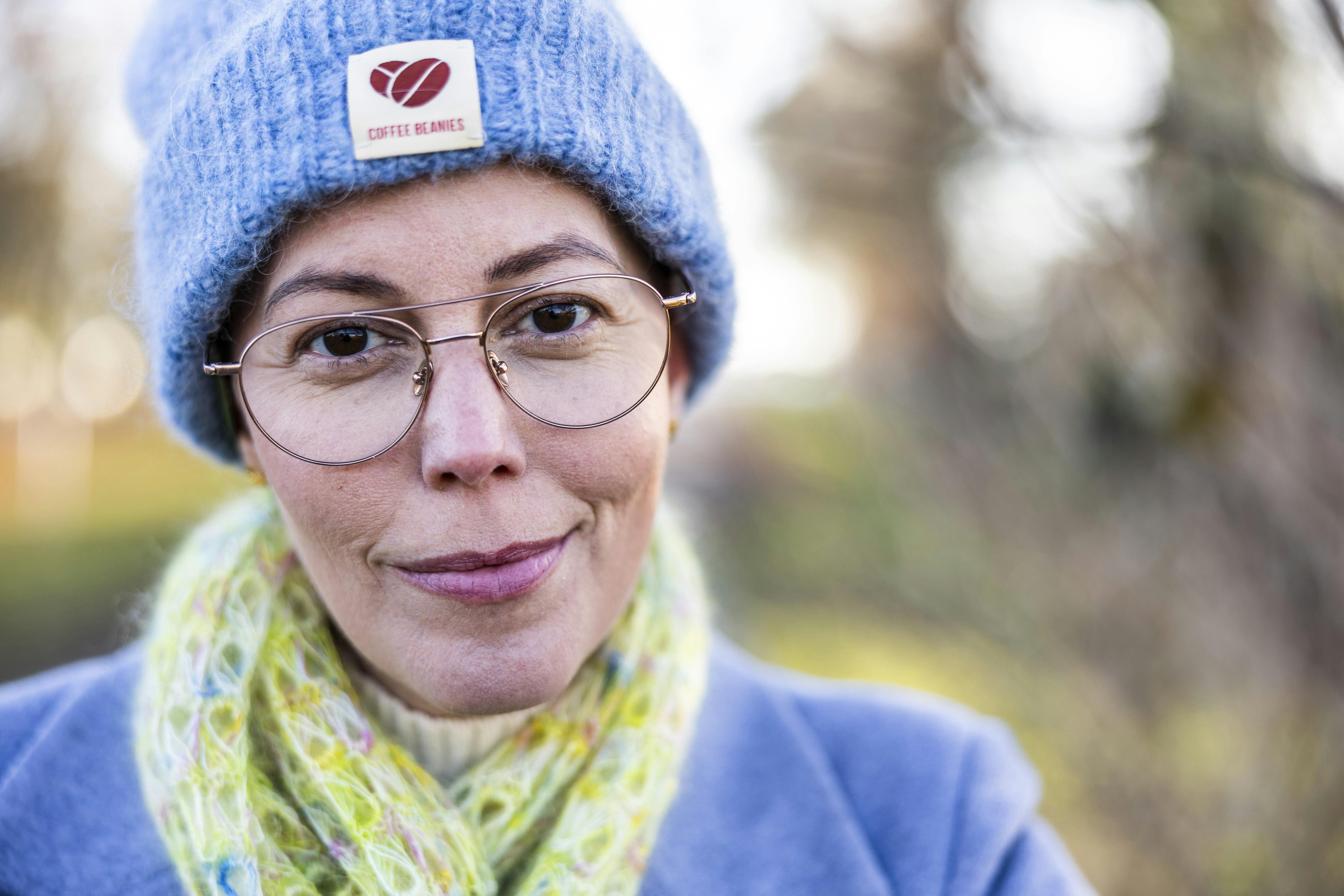 Mai Mercado har tabt sit hår efter kemoterapi mod brystkræft