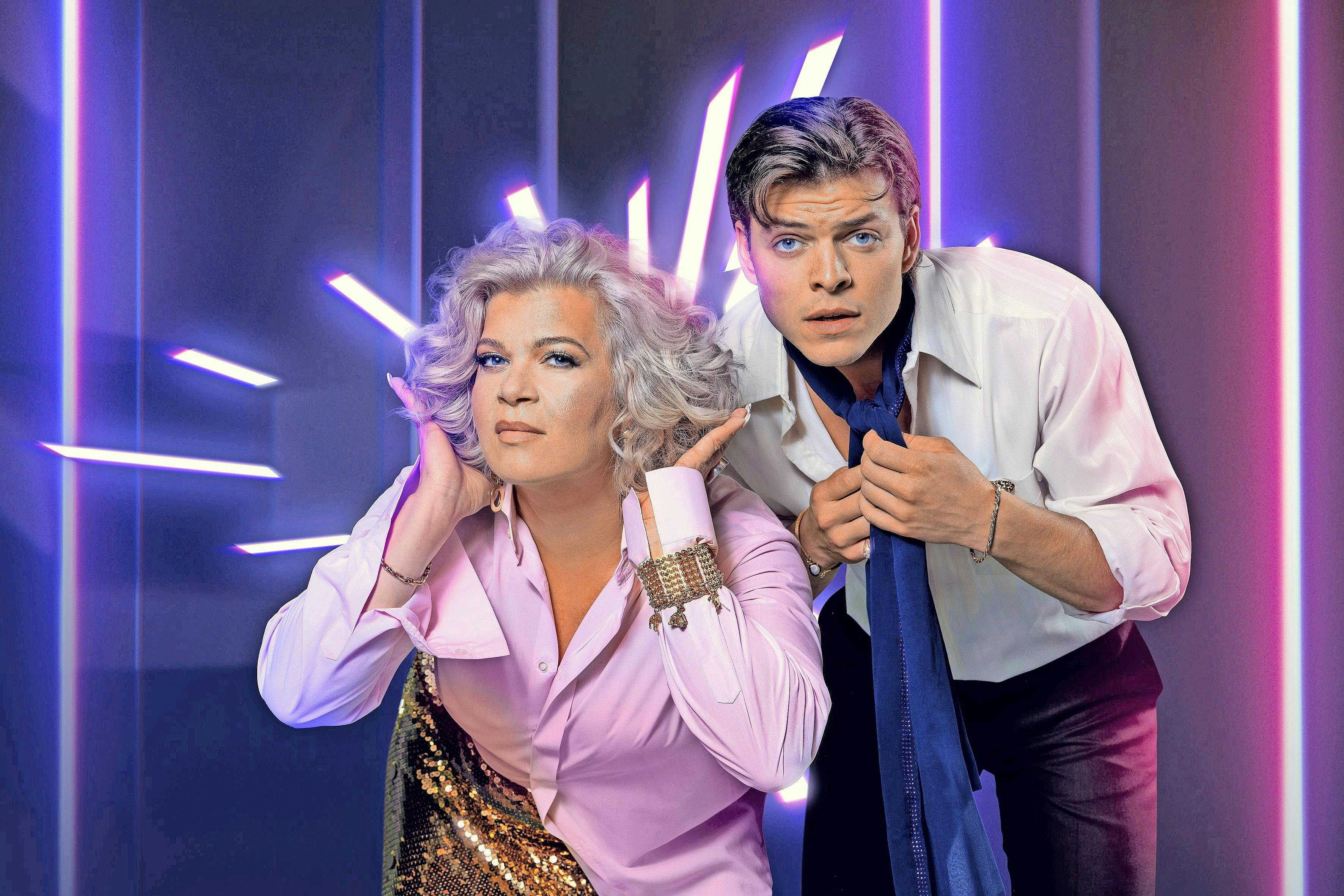 Sara Bro og Alex Høgh er værter på melodi grand prix 2026