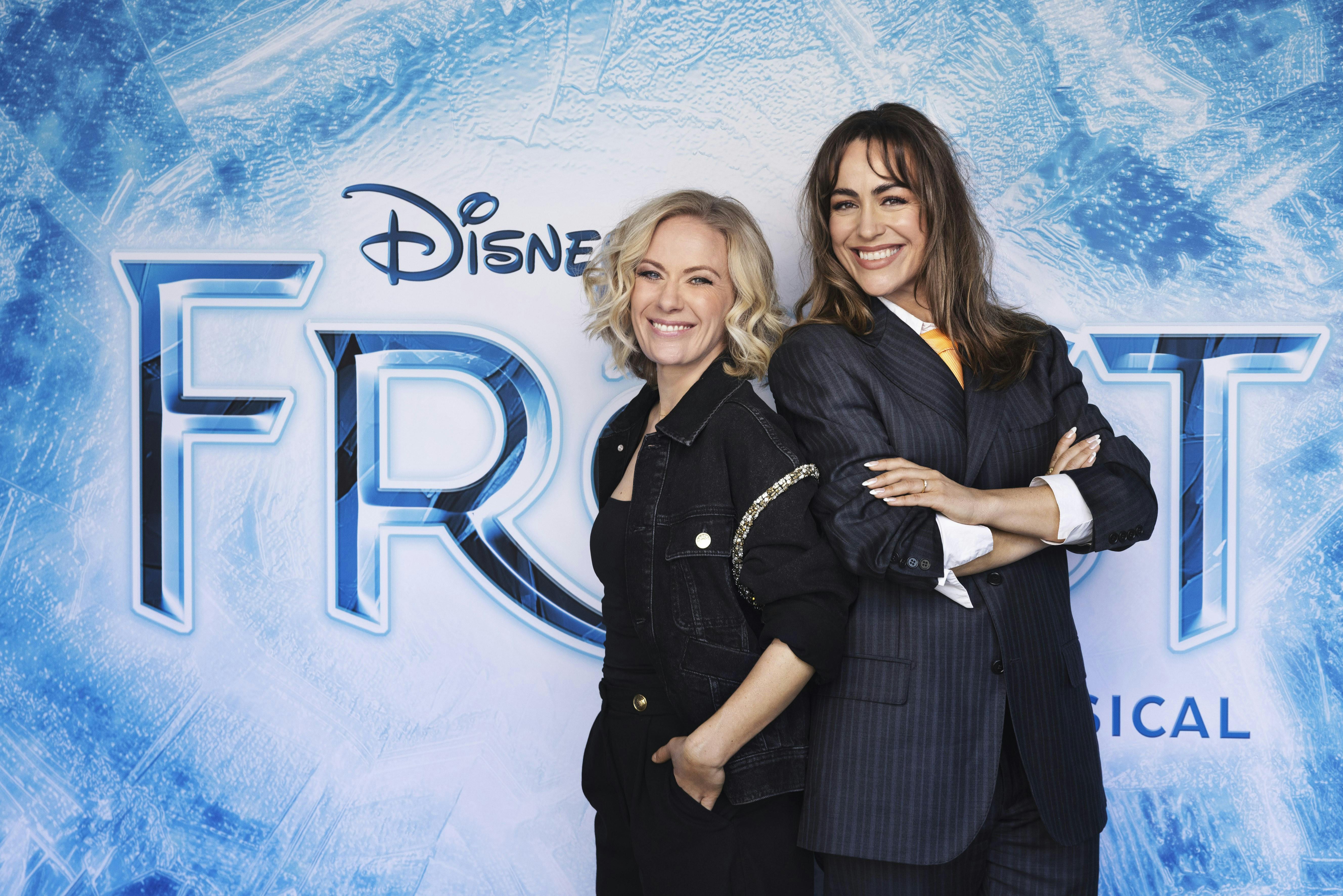 Maria Lucia og Kristine Yde Eriksen spiller hovedrollerne som Elsa og Anna i 2026-opsætningen af musicalen "Frost"