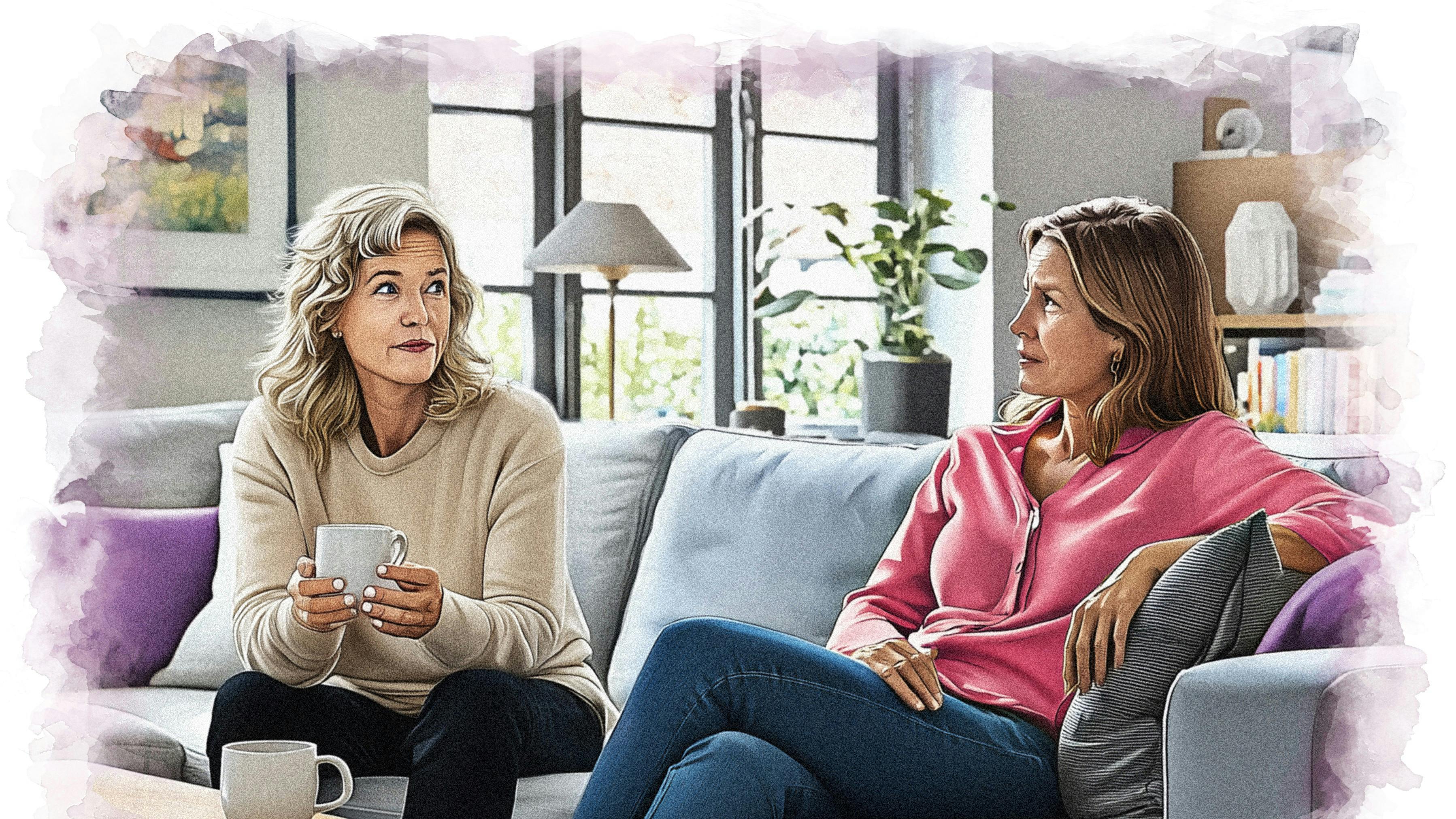 Bedste veninder taler sammen