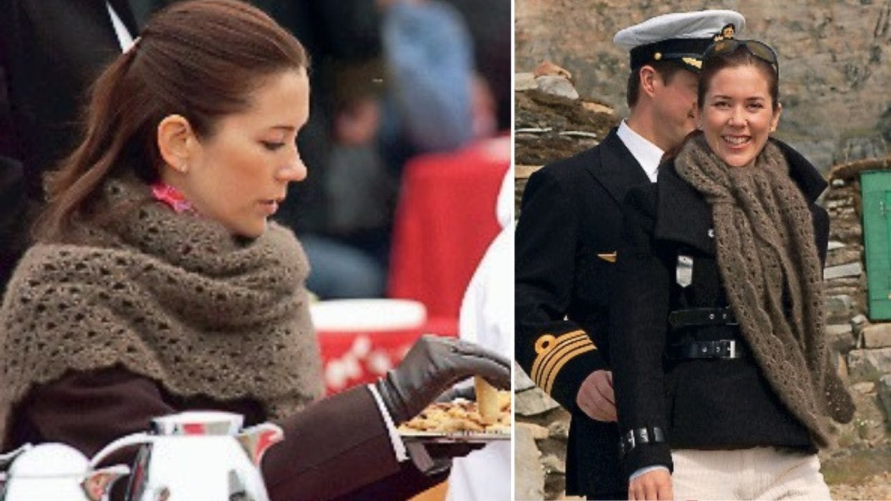 Mary med sit brune moskussjal