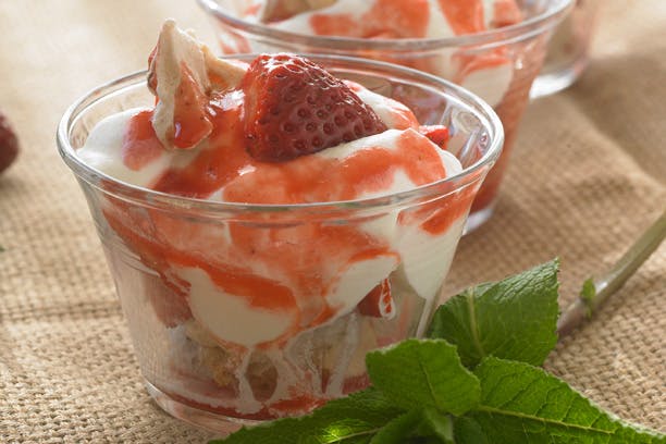 Koldskålspannacotta