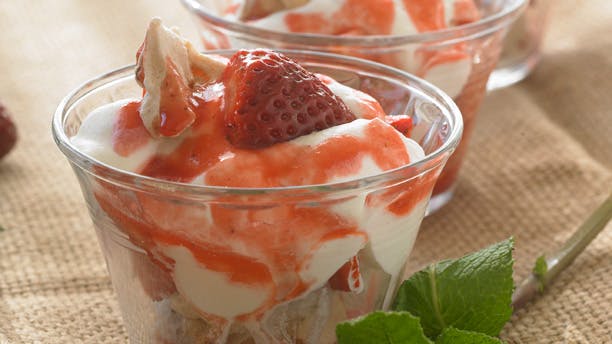 Koldskålspannacotta