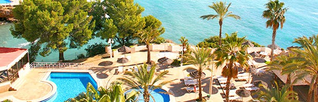 Skønt hotel i Santa Ponsa med havudsigt og god halvpension