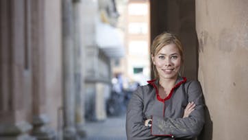 Rollen som Beate i ?Ved verdens ende? er hendes første hovedrolle på film, men mange vil også huske Birgittte som rappenskralden Regitze i den seneste ?Anja og Viktor?-film. Foto: Birger StormJeg bli'r hidsig af at støvsuge