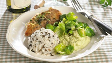 Saftig kylling med hjemmelavet cremet rosenkålspuré