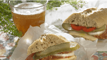 Pastramisandwich til skovturen