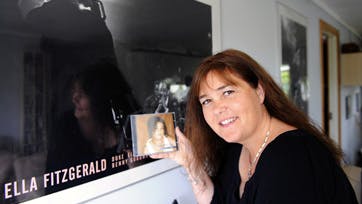 Ella Fitzgerald er Lenes store idol. Foto: Birger Vogelius