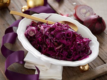 Honningsødet rødkålssalat