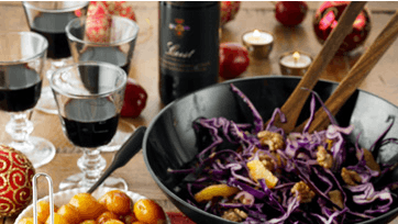 Rødkålssalat med appelsiner