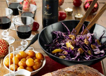 Rødkålssalat med appelsiner