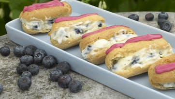 Eclairs med bærfyld