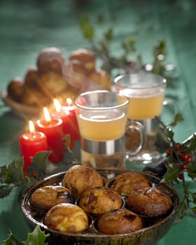 æbleskiver og æblegløgg