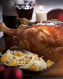 And kan sagtens tilberedes på kuglegrill.