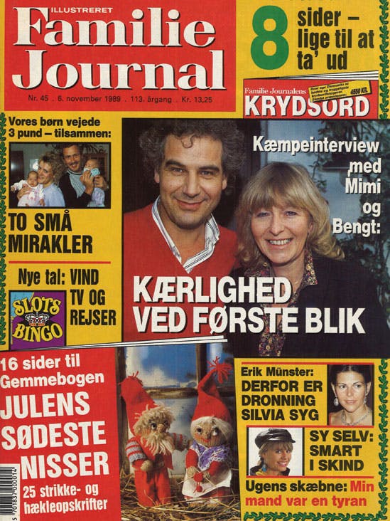 Nostalgi: Forside fra Familie Journal 1989