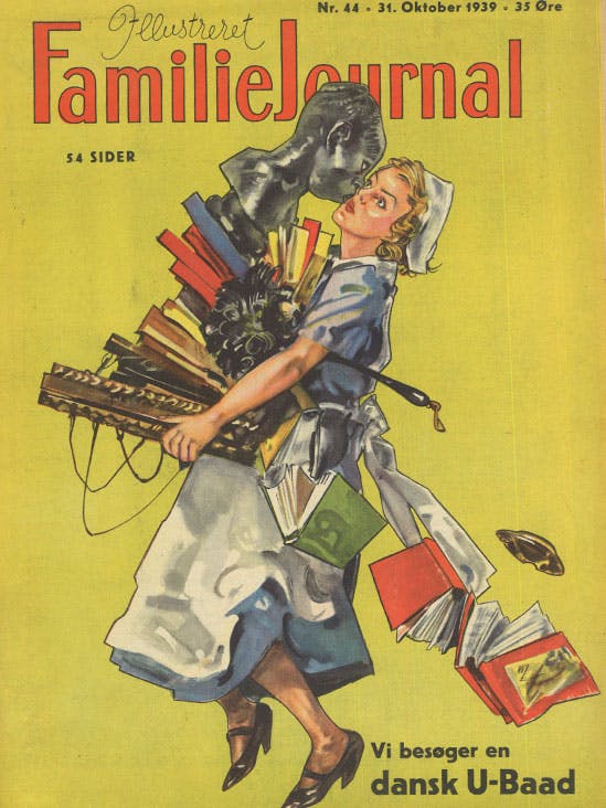 Nostalgi. Forside fra Familie Journal år 1939