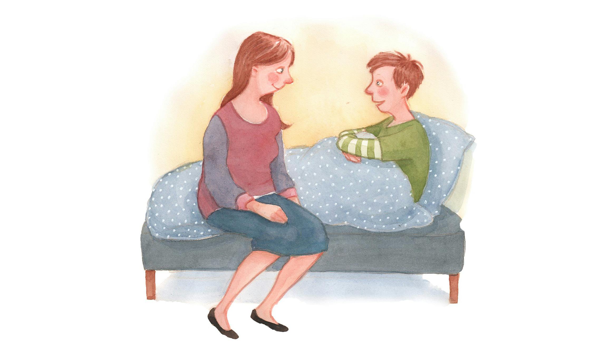 Puks brevkasse: Jeg må ikke godnathygge med min søn