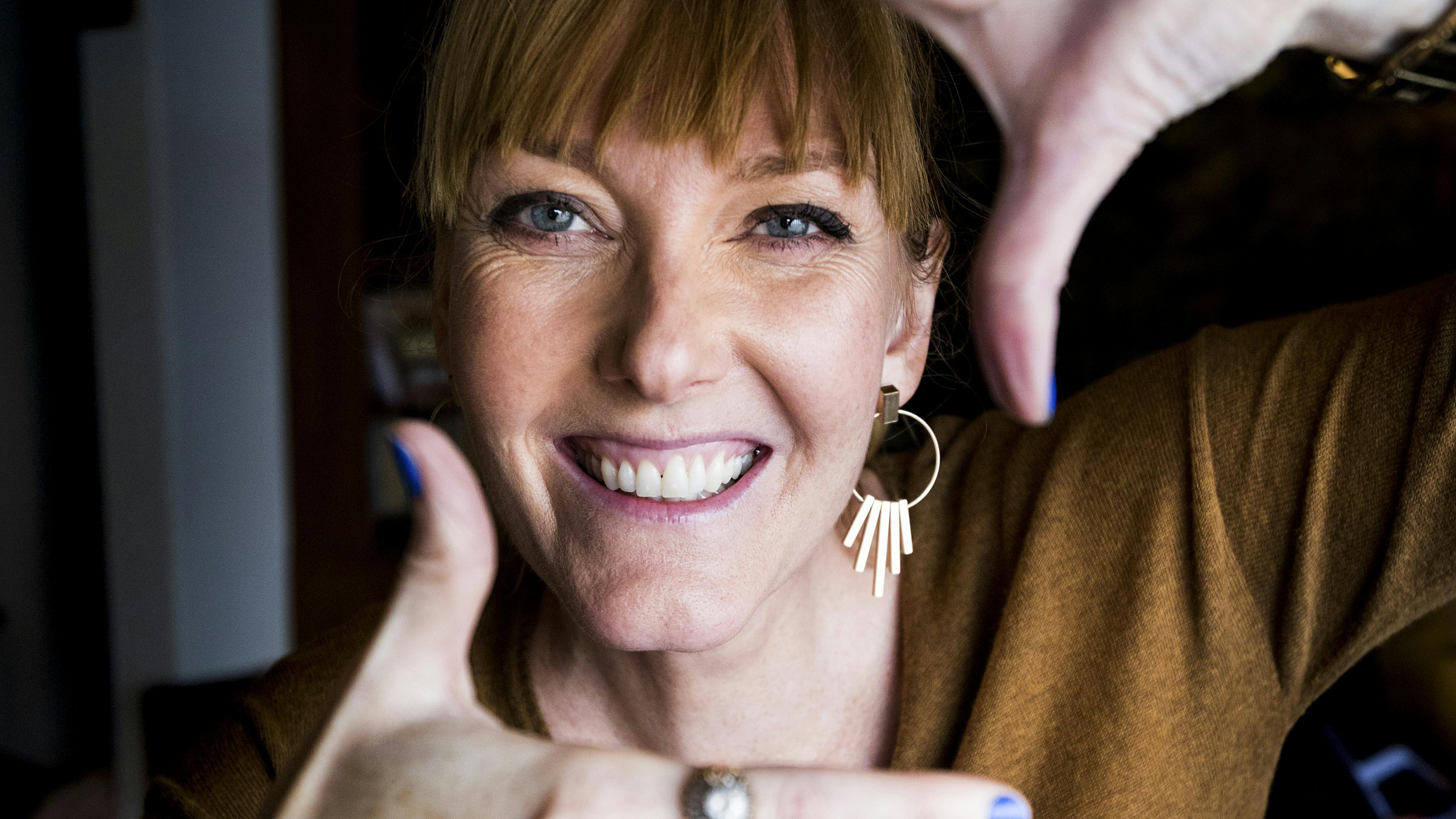 Ditte Hansen er aktuel i sæson to af "Ditte og Louise" på DR1.