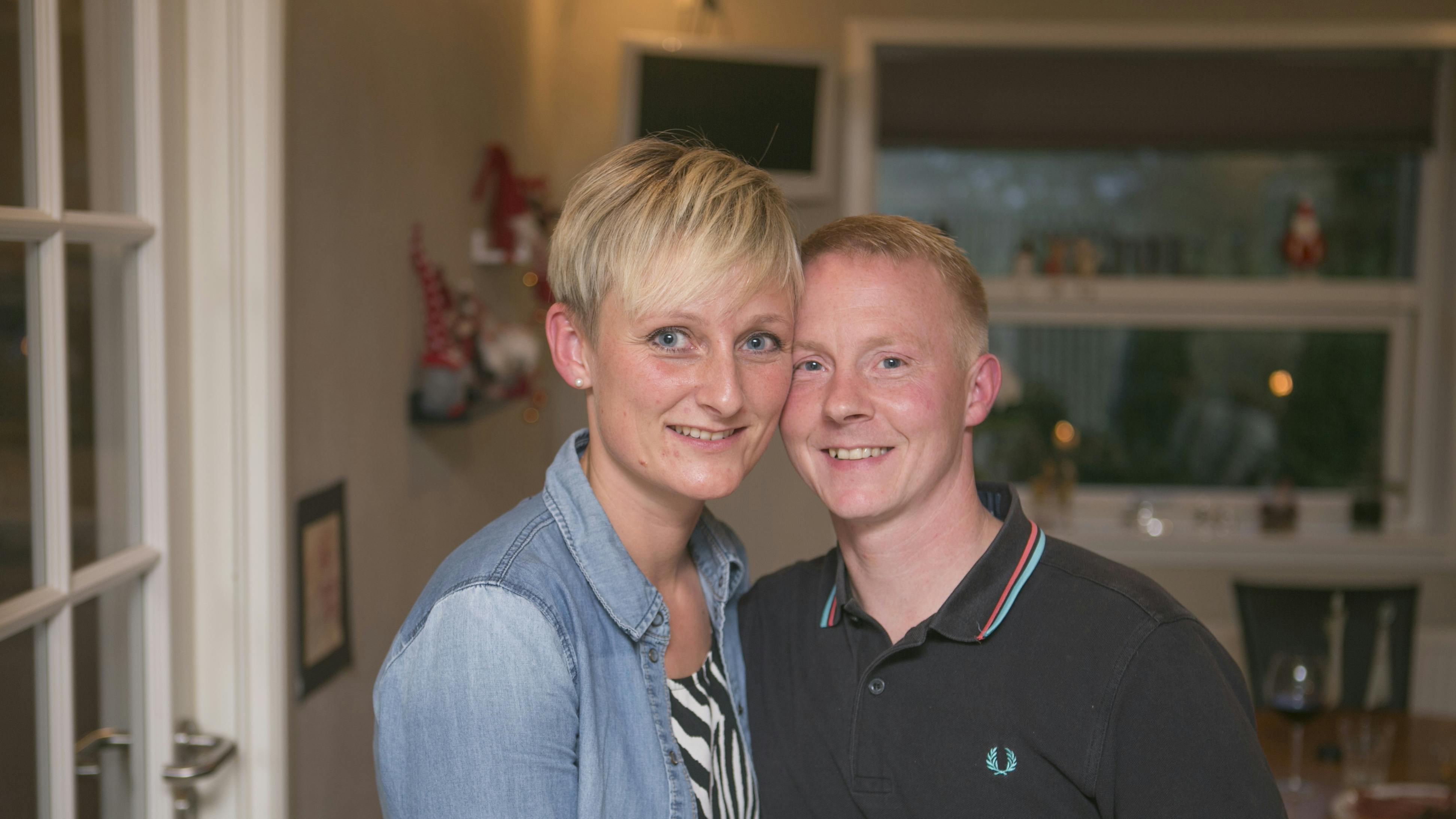René og Anne Vinding forelskede sig til julefrokosten